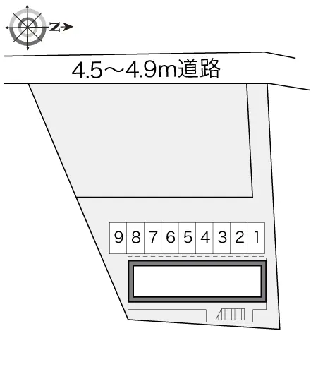 ★手数料０円★豊田市吉原町　月極駐車場（LP）